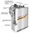 Kompaktanlage f�r Schmierstoffe, 1000l, eichf�hig MOK1000/E
