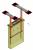 2-Stempel - Unterflur - Hebeb�hne mit Flachtr�geraufnahme TwinRam 35/1300, 3,5t, mit Kassette und Rahmen