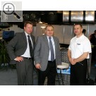 AMITEC Leipzig 2005 Olaf Schuhknecht, Vertrieb CARTEC, Volkmar Schumann und René Barkowski, Schumann Werkstatt-Technik.  