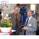 AMITEC Leipzig 2005. Marko und Manfred Jirmann. Die Geschftsleitung der HAWEKA Werkstatt-Technik Glauchau. Maha 