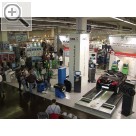 WerkstattWest 2005 KSM Service-Technik mit einem sehr schnen und grozgigen Messestand.  