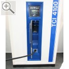 Automechanika 2006 in Frankfurt/Main Die Tr des TCI schliet automatisch. Damit der Schlauch sauber gefhrt wird, ist die Tr mit einer Laufrolle ausgestattet. In der AdBlue Version hat die TCI eine Heizung.  