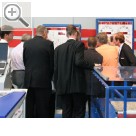 Automechanika 2006 in Frankfurt/Main Alle MAHA-Prfstnde haben jetzt die neue Displayanzeige VARIODATA.  Maha 