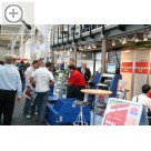 Automechanika 2006 in Frankfurt/Main Leistungs- und Funktionsprfung in der Werkstatt ist mehr und mehr ein Thema. Der  Funktions-Prfstand FPS 2700 prft Achslasten von bis zu 2700 kg und eine Motorleistung von bis zu 260kW. Maha Leistungsprfstnde