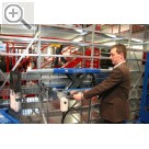 I.H.M. Internationale Handwerksmesse München AC Hydraulic hat einen Achsheber mit automatischer Traversenverstellung entwickelt und erstmalig zur IHM 2007 prsentiert.  