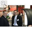 COLERtechnika 2007 in der Halle Münsterland. Frank Scherschmitdt, BEISSBARTH und Jrgen Kuschel, COLER im Gesprch.  