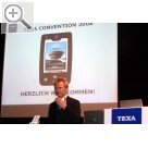 TEXA Convention 2008. Werner Arpogaus, Geschftsfhrer TEXA Deutschland, erffnet das TEXA Jahresmeeting und heit alle Gste herzlich willkommen. Texa 
