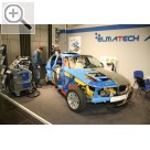 AMITEC 2008 Am Stand von ELMATECH sehr anschaulich dargestellt, die unterschiedlichen Materialien, die heute im Automobilbau zum Einsatz kommen.  