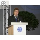 Automechanika 2008 ASA Prsident Klaus Burger betonte die Bedeutung von Schnittstellen zwischen Personen und Technik bei allen knftigen Planungen und Aktivitten unserer Branche.  