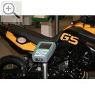 Automechanika 2008 Fr die Diagnose am Motorrad - der GUTMANN mo macs 50.  