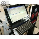 IHM Internationale Handwerksmesse 2009 TECHMESS Diagnose Tablet PC der Eee Serie von ASUS. 
  