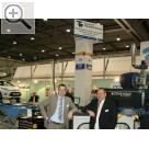 AMITEC 2009 in Leipzig Wie die Zeit vergeht. TAUCHNITZ Werkstatt-Technik ist schon in der zweiten Generation. Junior Dirk und Senior Ralf Tauchnitz.   