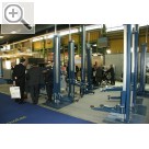 autopromotec 2009 Nussbaum hat ein breites Spektrum an Zweisulenbhnen - mechanisch und hydraulisch betrieben.  