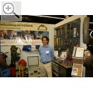 VmA-Technika 2009 in Nürnberg Nikolas Aichele, Geschftsfhrer von DINO SAURIER Blechbearbeitungs-Werkzeuge, hat sich den Erhalt des Karosseriehandwerks zur "Lebensaufgabe" gemacht.  