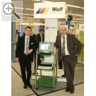 NordAuto 2009 Sascha Hennig (li.) und Klaus Schneidewind von HELLA GUTMANN am Stand von Gnter Wulf Werkstattausrstung.  