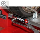 REIFEN Essen 2010 Zeroweight am Radlift von CEMB ist patentiert und bedeutet, dass das Radgewicht durch Gegendruck auf quasi NULL gebracht wird.  