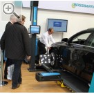 Automechanika 2010 Als ideale Kombination zu den bewhrten 3D Achsmessgerten sind ab November 2010 Viersulenbhnen von Beissbarth lieferbar. Beissbarth Achs- u. Fahrwerksvermessung