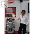 Automechanika 2010 Frau Heimke Bger hat seit gut zwei Monaten die Vertriebsleitung bei Snap-on Diagnostics. Die neue Generation an KoolKare Klimagerten ist auch fr 1234yf geeignet.  