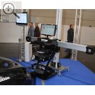 PV LIVE! 2010 in Hannover HOFMANN geoliner 3D Achsmesssystem in BLACK EDITION.  