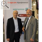 autopromotec 2011 in Bologna Michele Fattori (li.) tritt die Nachfolge von Peter Drust an, der in diesem Jahr seinen wohlverdienten Ruhestand angetreten hat.  