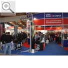 CARAT Leistungsmesse 2011 Infostand der Abteilung Werkstattausrstung der CARAT Gruppe. Zu der Produktmarke MEN@WORK gehrt ein breites Spektrum an Werkzeugen und Ausstattungen.  