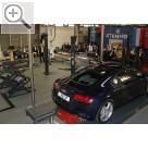 autop Händler-Meeting 2011 in Rheine In dem neuen Ausstellungs- und Schulungsbereichs bei autop sind die Hebebhnen voll funktionsfhig installiert. Autop 