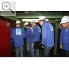 Impressionen vom AVL DiTEST Pressemeeting 2011 AVL DiTEST Pressemeeting 2011 im Erlebnis Bergwerk Merkers - Einfahrt in den Berg mit knapp 10 Metern pro Sekunde. AVL 