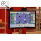 REIFEN Essen 2012 CORGHI R.E.M.O. Robotic Equipment for Measuring by Optics - Anzeige der Messwerte auf der zentralen PC-Einheit.  