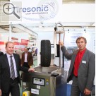 Automechanika 2012 Tiresonic auf der Automechanika 2012 - MAHA Werksvertreter Martin Zentgraf (li.) und Tiresonic Geschftsfher Siegfried Weis. Tiresonic Reinigungsgerte u. Waschanlagen