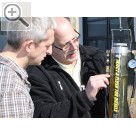 STAHLGRUBER Leistungsschau 2013 München Diesel Injektoren Reinigung im eingebauten Zustand mit dem INJECT-A-FLUSH von BG Products.  