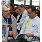STAHLGRUBER Leistungsschau 2013 München Said Bayomi (re.) Vertriebsleitung HAZET.  