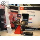 autopromotec 2013 Bologna John Bean Radwuchtmaschine b9855 2 mit optionalem Radlift.  