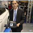 autopromotec 2013 Bologna Der 3D Messkopf des RAV Vermessungssystem ist sehr kompakt, batteriebetrieben und leicht von der Vermessungsbhne abnehmbar.  