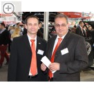 TROST Schau 2014 Die Schweinfurter TROST Kollegen Andreas Graf (li.) und Christian Kopes.  