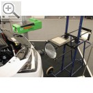 Wessels + Müller Werkstattmesse 2014 FMO BOSCH Schweinwerfereinstellung gestern und heute.  