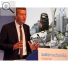 Automechanika Frankfurt 2014 Erffnungsrede vom Geschftsfhrer der Messe Frankfurt GmbH, Herrn Detlef Braun, anlsslich der Automechanika 2014.  