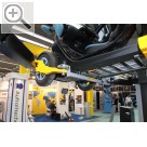 Automechanika Frankfurt 2014 Neu auf der Automechanika 2014 - modifizierte ZIPPO Lifts Zweisulenbhne mit Tragarmverlngerung und Spezialtraverse fr Einsitzerfahrzeuge.  
