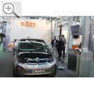 Automechanika Frankfurt 2014 Zum Multi Speed Master Spot Repair Konzept von s.tec gehrt die Kabine....  