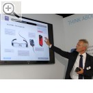 Automechanika Frankfurt 2014 Pressekonferenz mit Geschftsfhrer TEXA Deutschland, Werner Arpogaus. Nhere Infos zu Aufbau und Funktion der Brille. Texa 