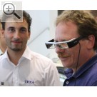 Automechanika Frankfurt 2014 Neu auf der Automechanika 2014 - die TEXA Brille bringt Informationen zur Reparatur und Instandsetzung vor Augen, die Hnde knnen weiter schrauben. Texa 