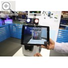 Automechanika Frankfurt 2014 WAECO auf der Automechanika 2014 - Einblick in des Innere des Klimagertes ber Augmented Reality.  