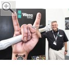 Automechanika Frankfurt 2014 Liebt die Marke: Thomas Rahmann, Key Account Manager Wera  