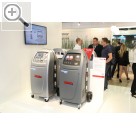 autopromotec 2015 NEU auf der Autopromotec 2015 - ROBINAIR Klimagerte der COOLTECH Baureihe knnen ber Bluetooth oder Wlan mit einer zentralen Recheneinheit verbunden werden.  