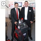 Wessels+Müller Werkstattmesse 2015 FMO LUBE1 auf der Wessels+Mller Werkstattmesse 2015 - Marcel Ziegeler (li.) LUBE1 und Markus Theel WM.  