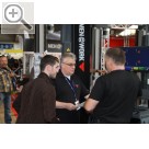 CARAT Leistungsmesse 2015 Auf dem Stand von RAVAGLIOLI - Manfred Schrage an der MEN@WORK Zweisulenbhne.  