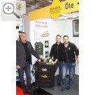 STAHLGRUBER Leistungsschau 2015 Nürnberg Team BG Products H. Heinzer auf der STAHLGRUBER Leistunsschau 2015 in Nrnberg - Frank Gerling, Bernhard Schmid und Tobias Heusner (v.l.n.r.)  