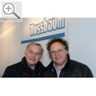 STAHLGRUBER Leistungsschau München 2016 Kleine berraschung. Offiziell nicht mehr im Geschft, trotzdem zu Besuch auf der STAHLGRUBER Leistungsmesse, Hans Nussbaum (li.).  