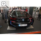 TROST Schau 2016 in Stuttgart. Auf der TROST Schau 2016 - BMW i8 und trost monochrom Fahrwerkvermessung.  