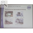 Impressionen von der REIFEN Essen 2016. Teil 1. Aus Sicht des ASA-Verband sind eCall und Diagnose, 1234yf und CO2 Klimaservice, sowie SEP Scheinwerfer-Einstell-Prfung und die Bremsprfstandsrichtlinie im Rahmen der HU, aktuellen Themen und Trends bei den Ausrstern von Automobilwerkst&a  