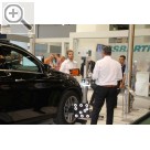 Impressionen von der Automechanika 2016. NEU: Scheinwerfereinstellgert mit Justiertarget wird in die Gesamtvermessung des Fahrzeugs einbezogen. Beissbarth 